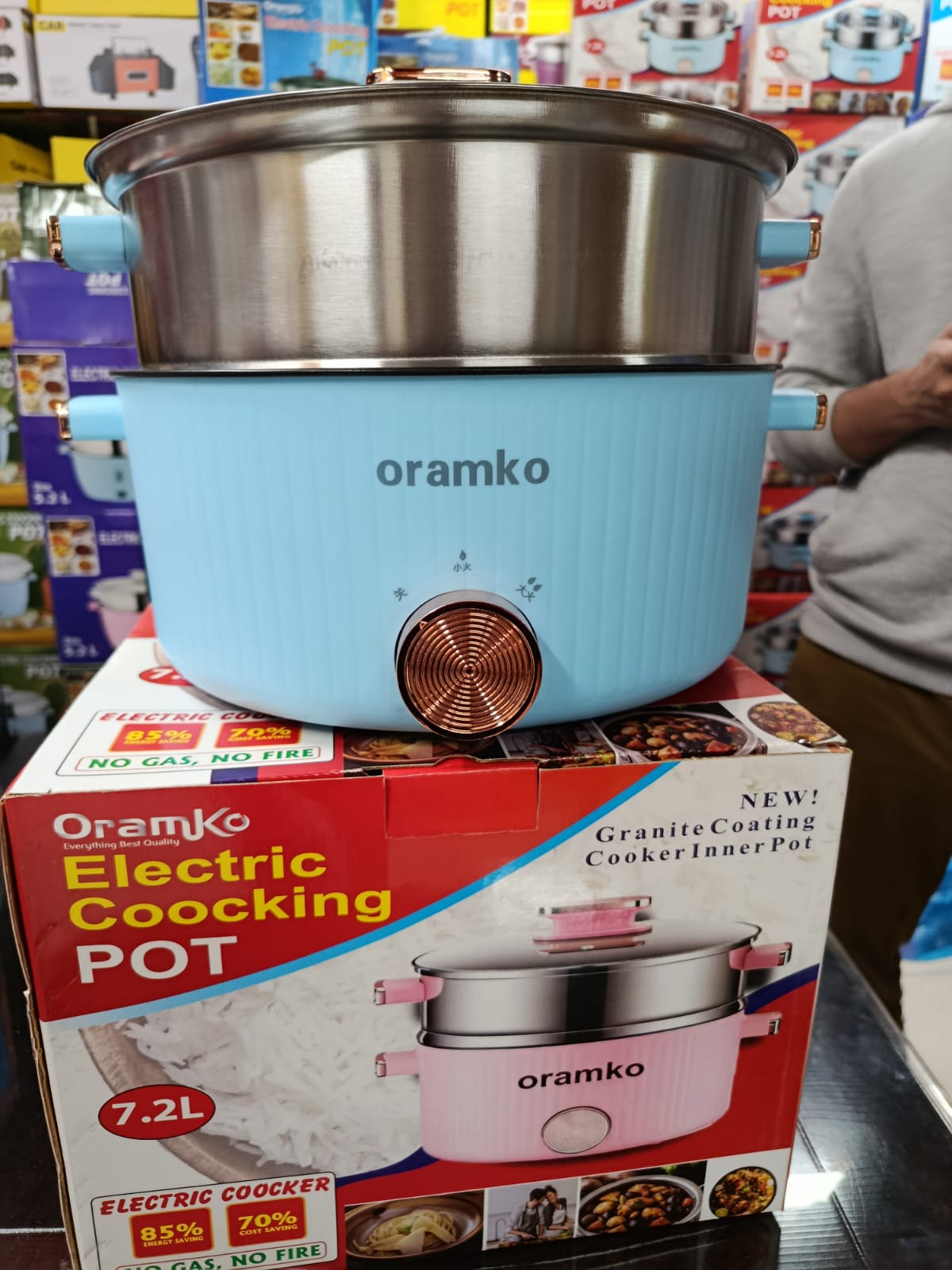 Big Multi Cooking 7.2L Electric Pot